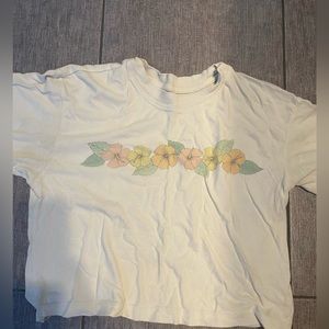 American Eagle white crop top, size s